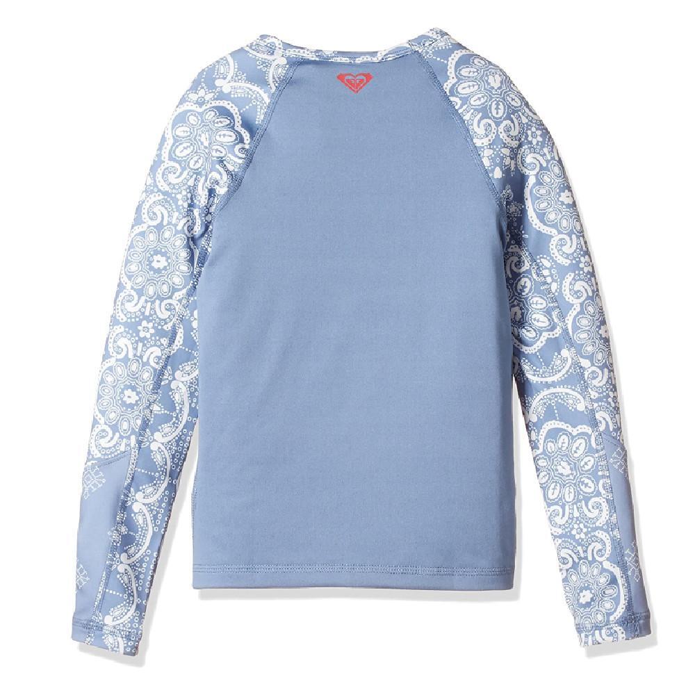 Camiseta Roxy Jr Aloha Ls Niño Protección Uv Azul 2/2