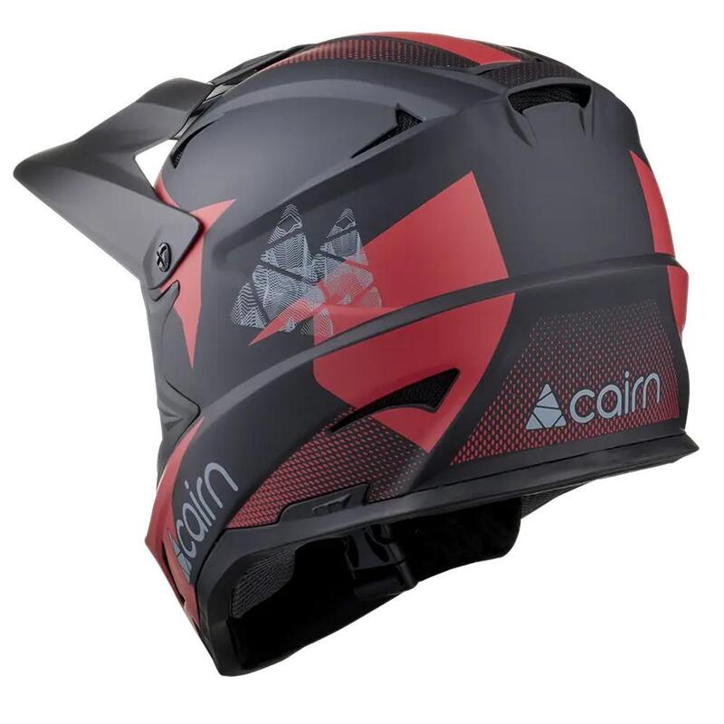 Casque intégral  Noir/Rouge Adulte Cairn X Track