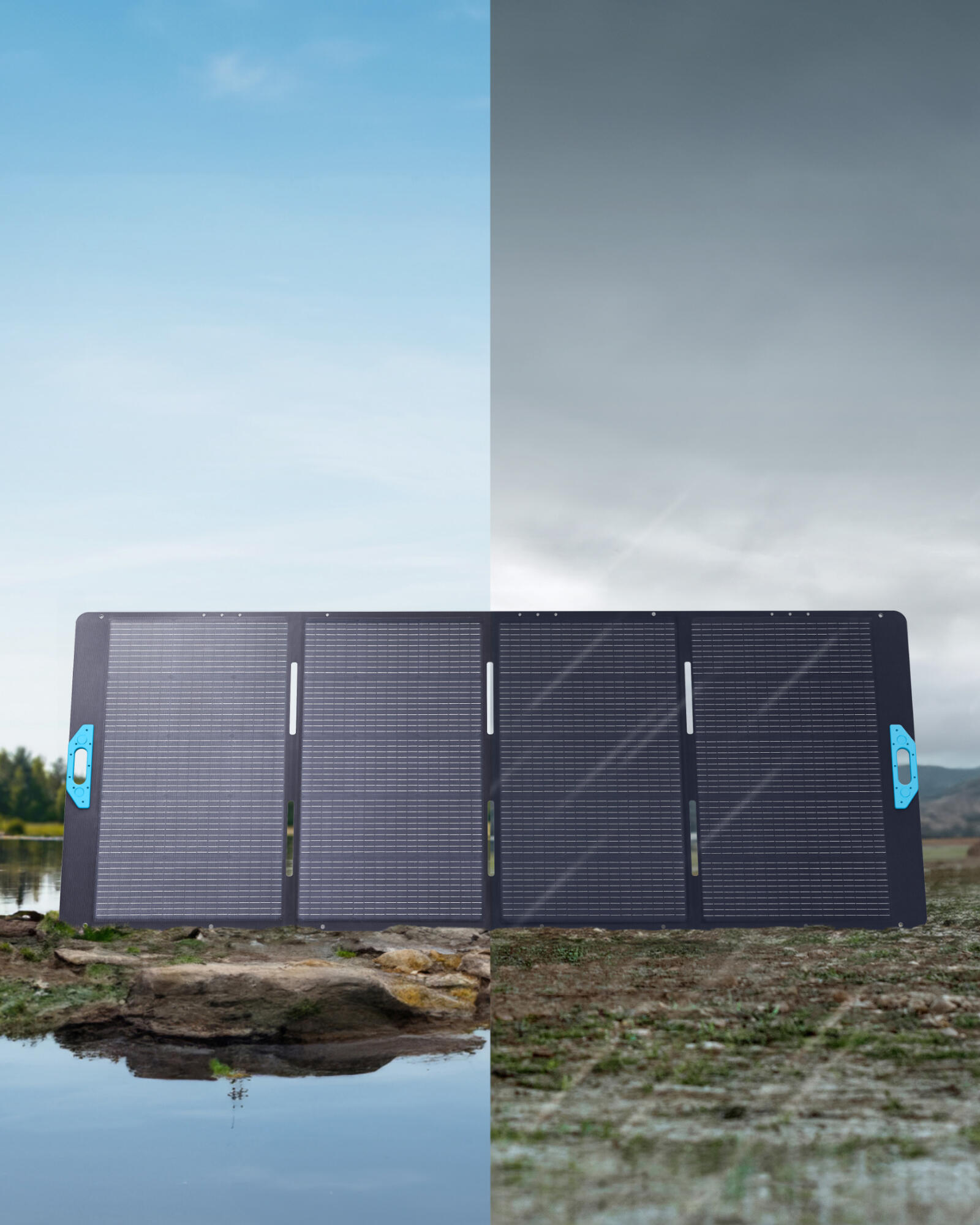 Panneau solaire portable ANKER SOLIX PS400, 400 W pour F3800/F2000/F2600/C1000X 2/3