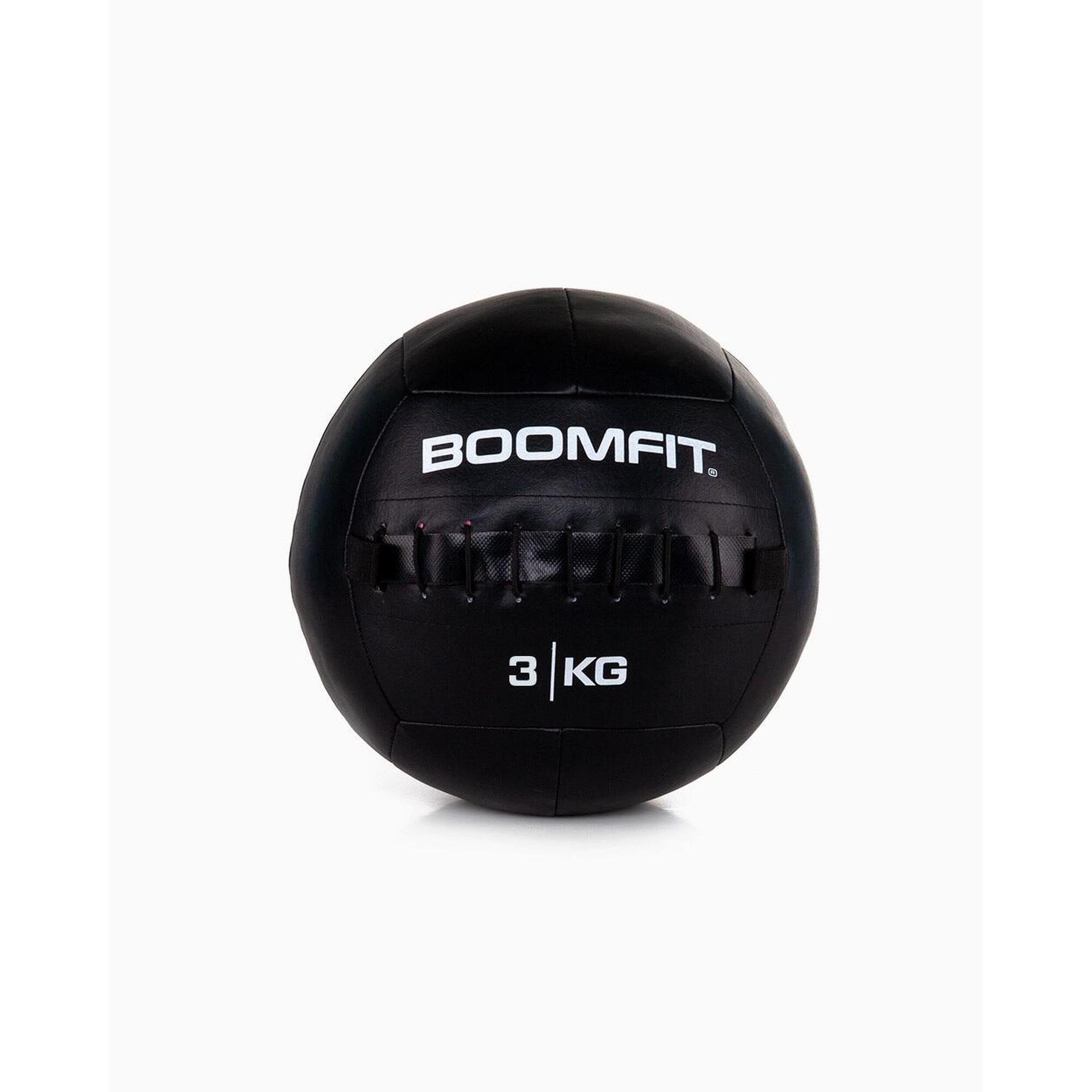 Boomfit - Wall Ball 3kg - Boomfit - Slam Ball - Rouge - Taille Unique - Decathlon