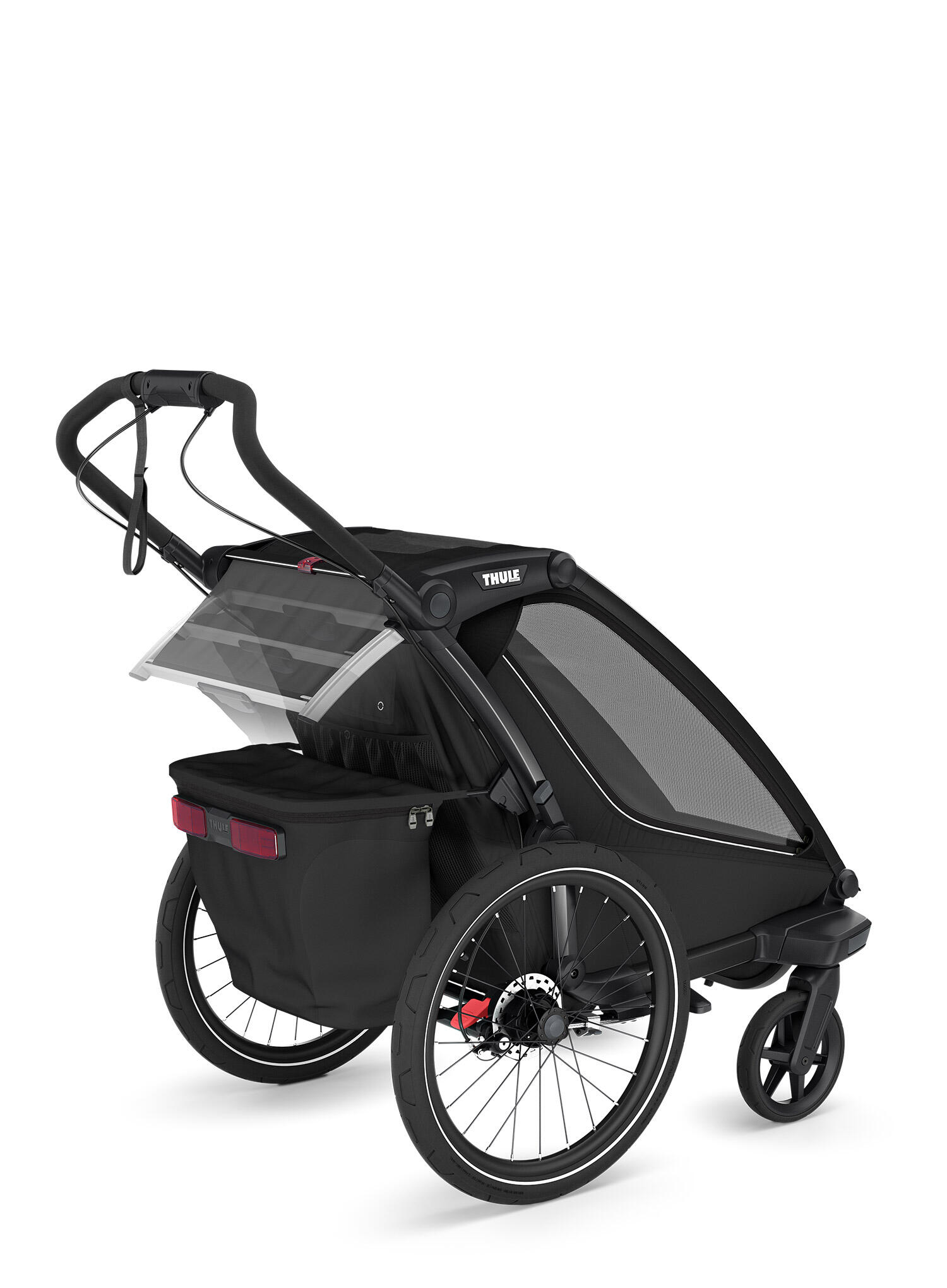 Przyczepka rowerowa Thule Chariot Sport 2 Single - black 6/7