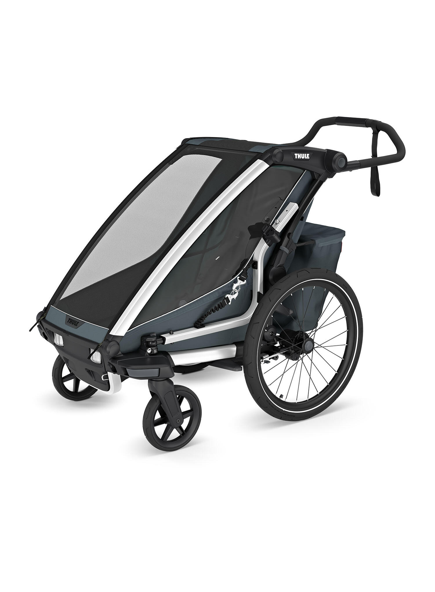 Przyczepka rowerowa Thule Chariot Cross 2 Single - dark slate 3/7