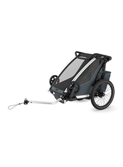 Przyczepka rowerowa Thule Chariot Cross 2 Single - dark slate