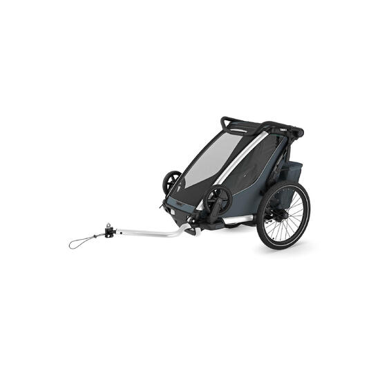 Przyczepka rowerowa Thule Chariot Cross 2 Single - dark slate