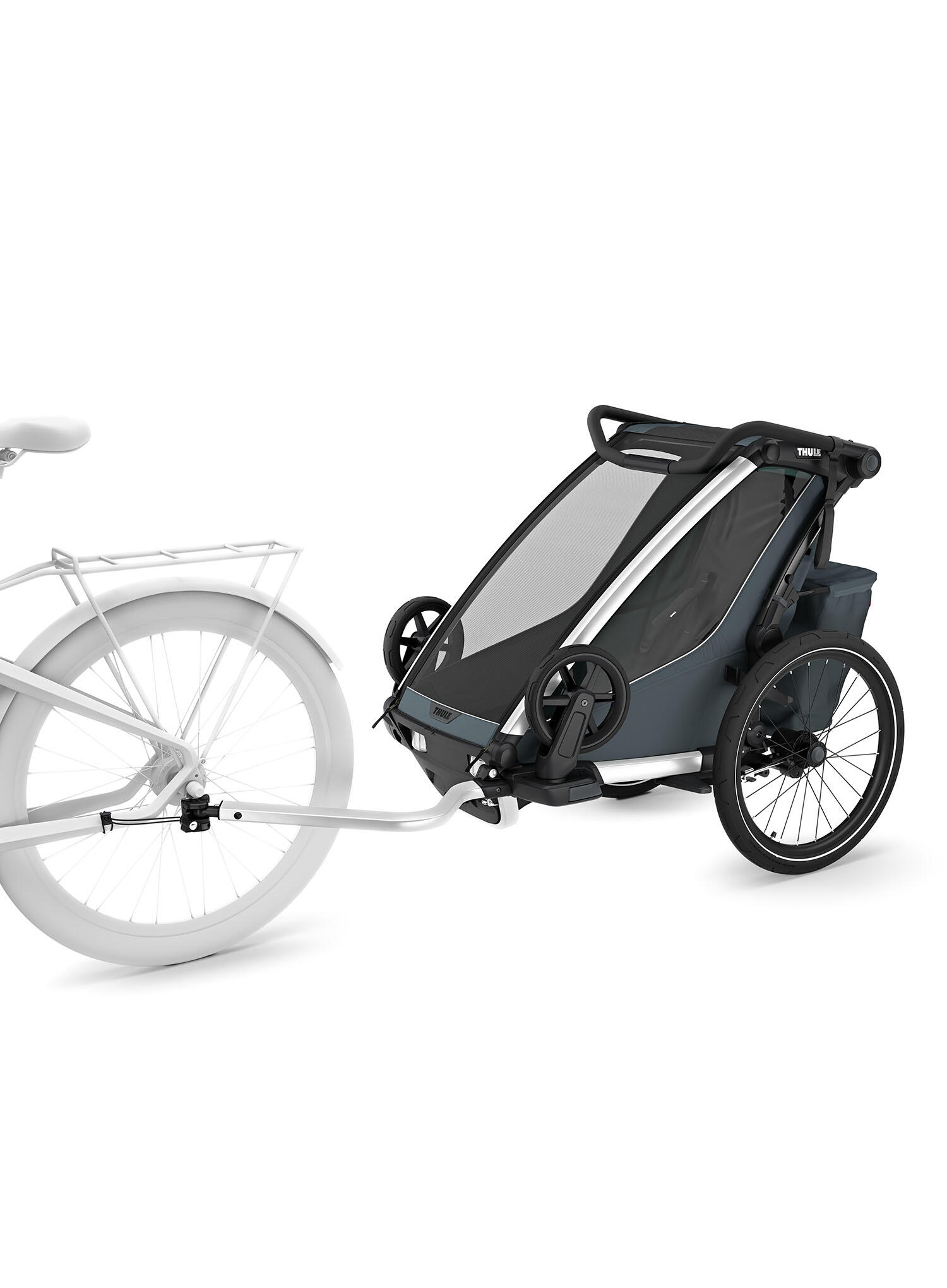 Przyczepka rowerowa Thule Chariot Cross 2 Single - dark slate 4/7