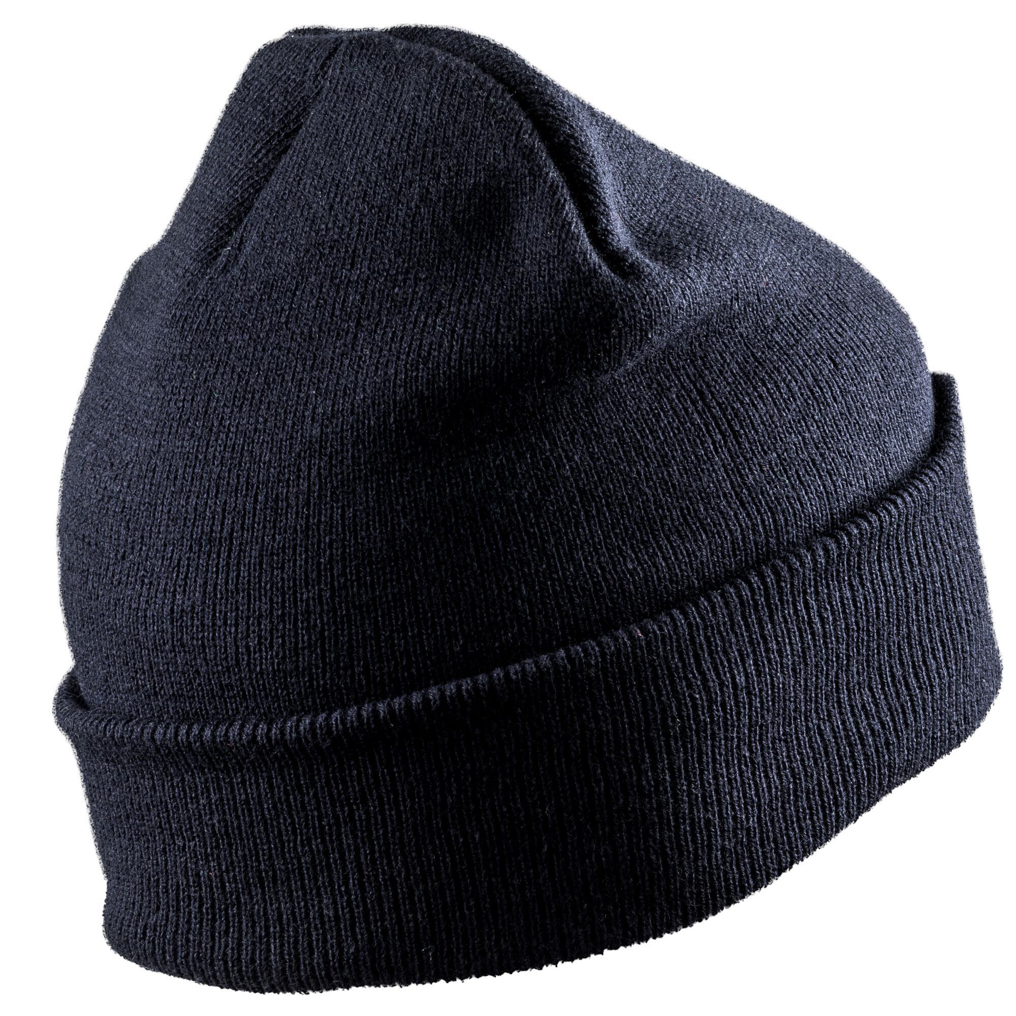 Gorro de malha dupla unissexo para adultos com remendo de impressora (Azul 2/2