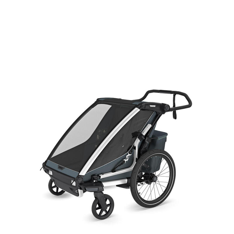 Carucior multisport double Thule Chariot Cross 2, Dark Slate