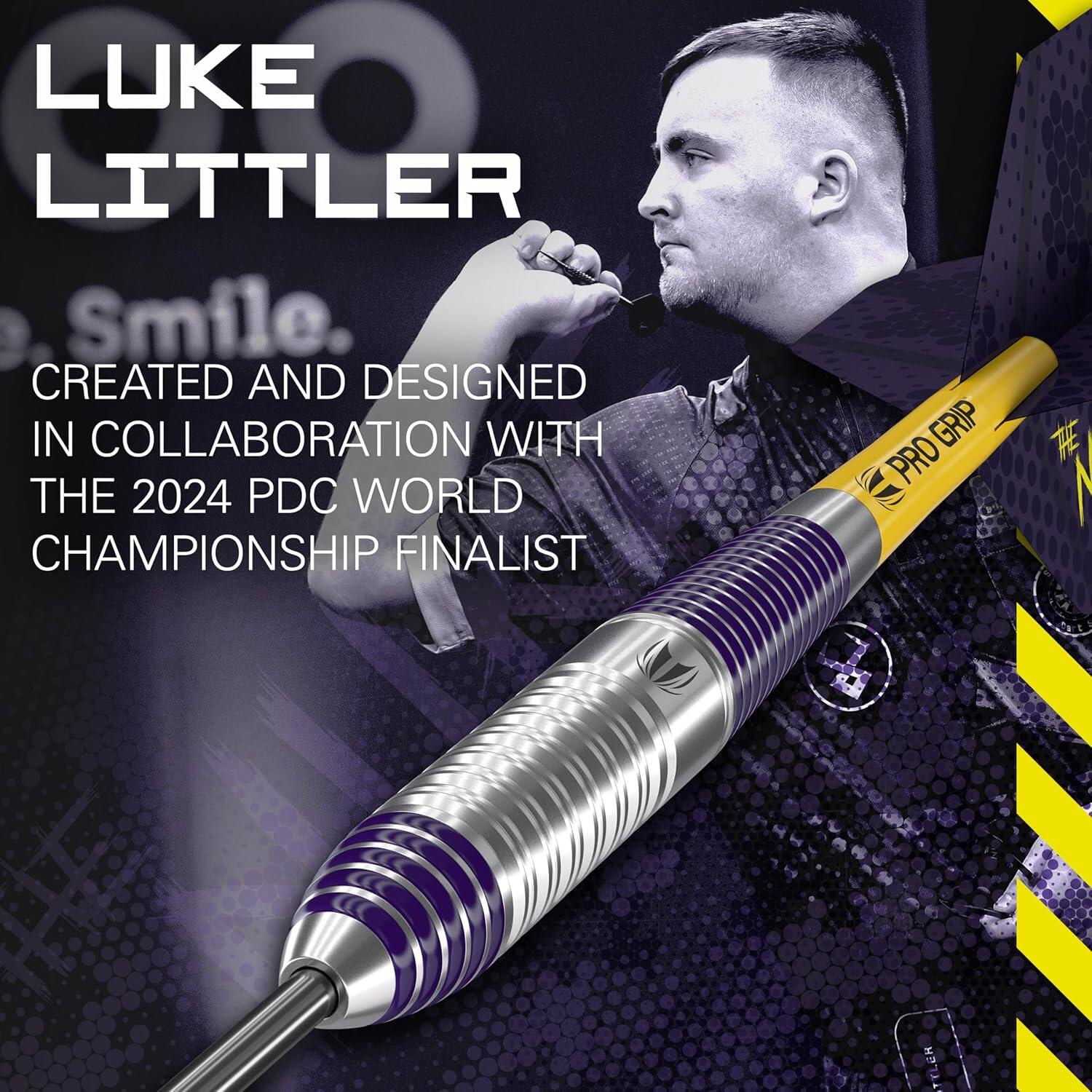 Dart szett TARGET steel Luke Littler 22g, réztestű brass Dart szett TARGET steel Luke Littler 22g, réztestű brass