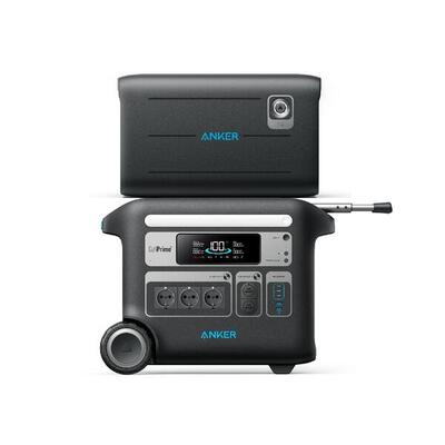 Kit Powerstation Anker SOLIX F2000+BP2600, Batterie 4096 Wh (0% MwSt)
