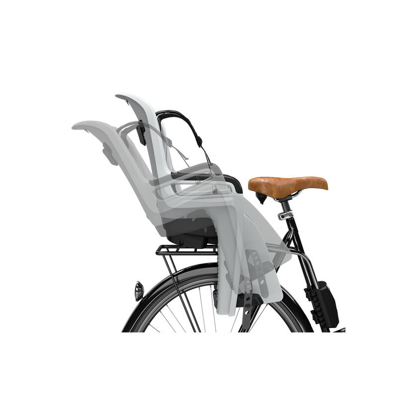 Scaun pentru copii cu montare pe bicicleta in spate Thule RideAlong 2 Light Grey