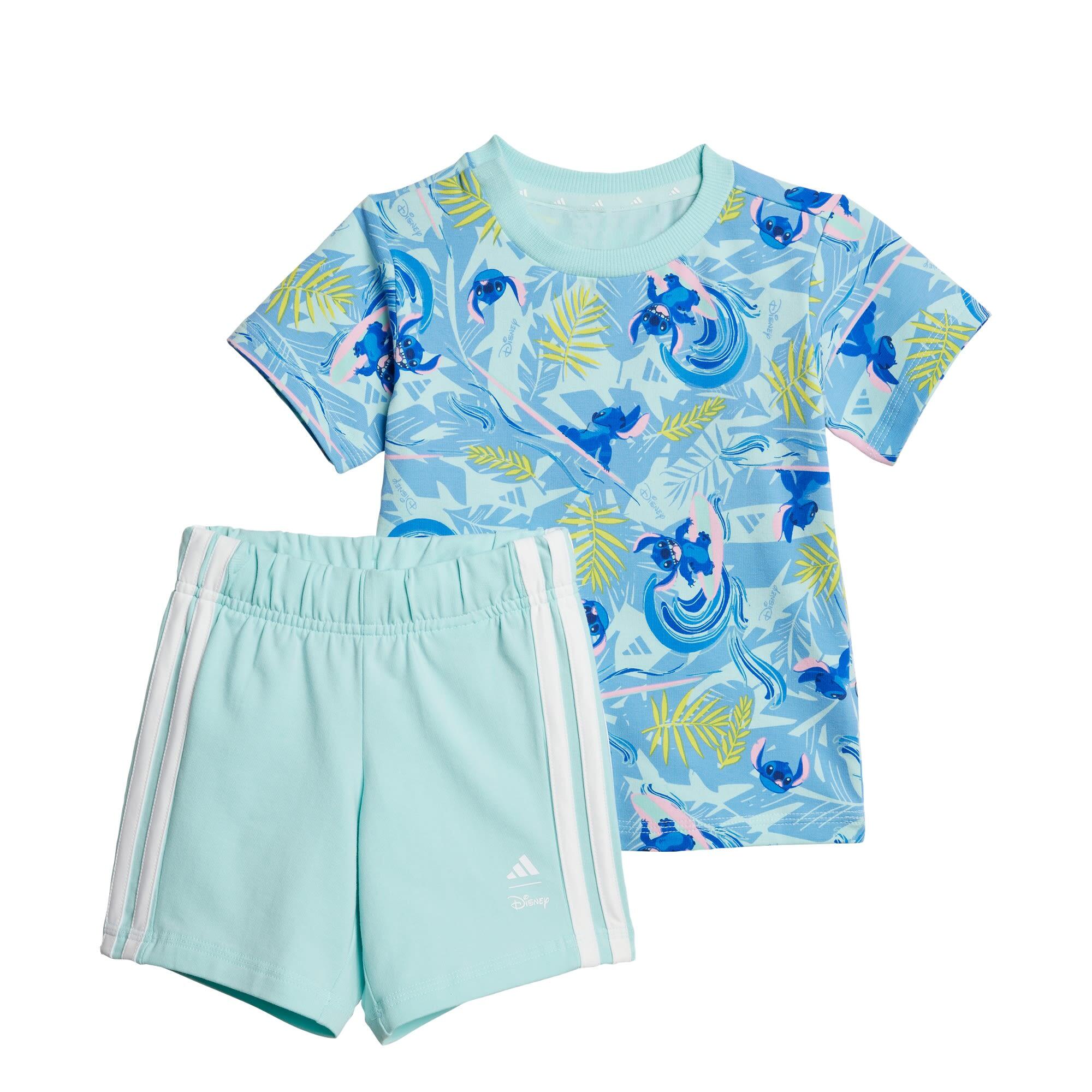 Adidas - Ensemble T-shirt Adidas Disney Lilo Et Stitch - Survêtement - Bleu|multicolore - 3 À 4 Ans - Decathlon