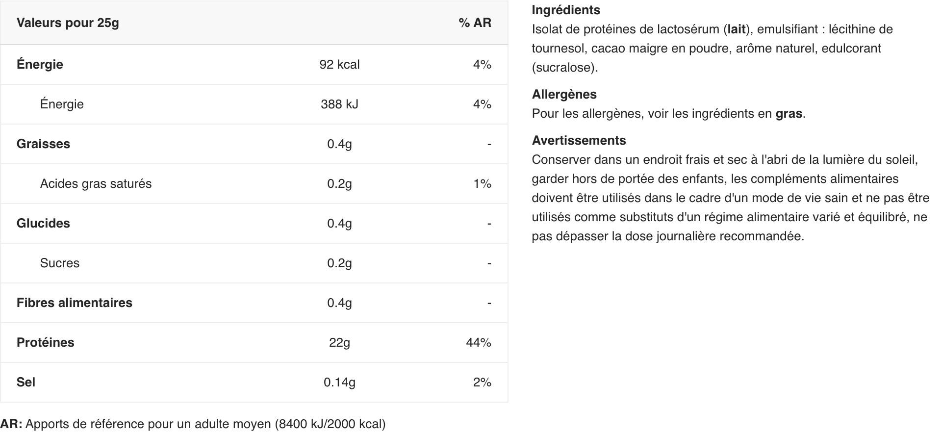 Isolato di siero di latte - Iso-XP - Dessert al Cioccolato 2/3