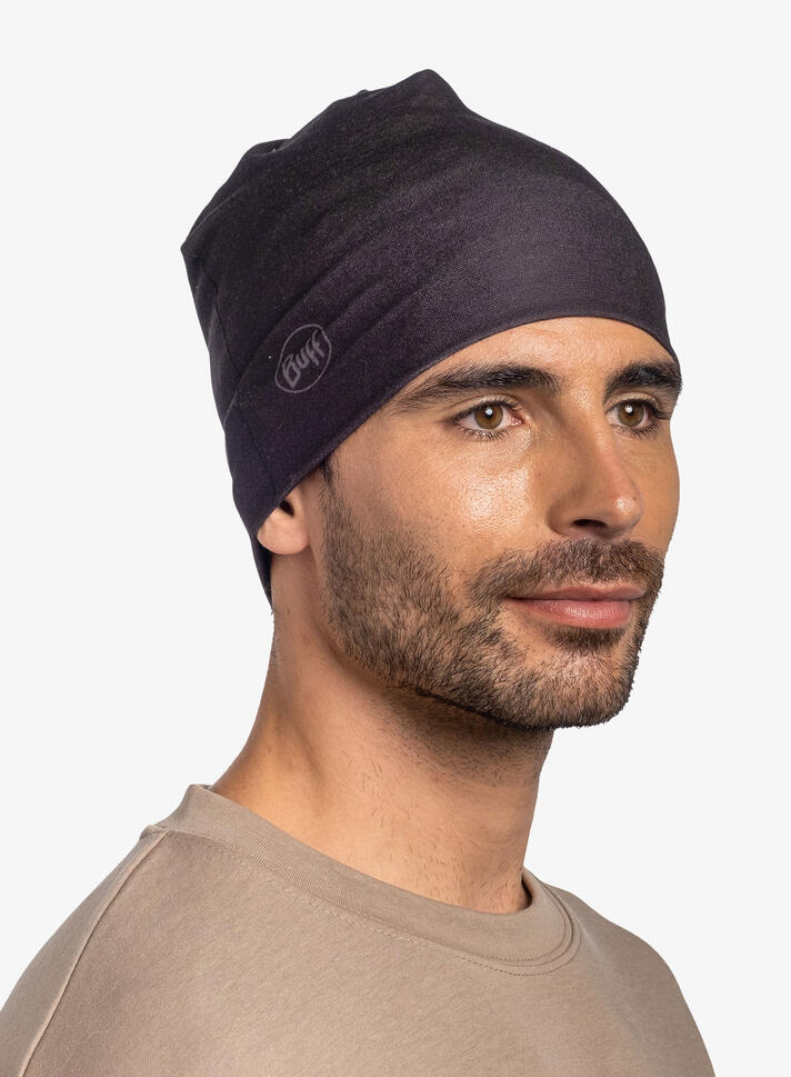Czapka Buff Ecostretch Beanie Solid Black uni