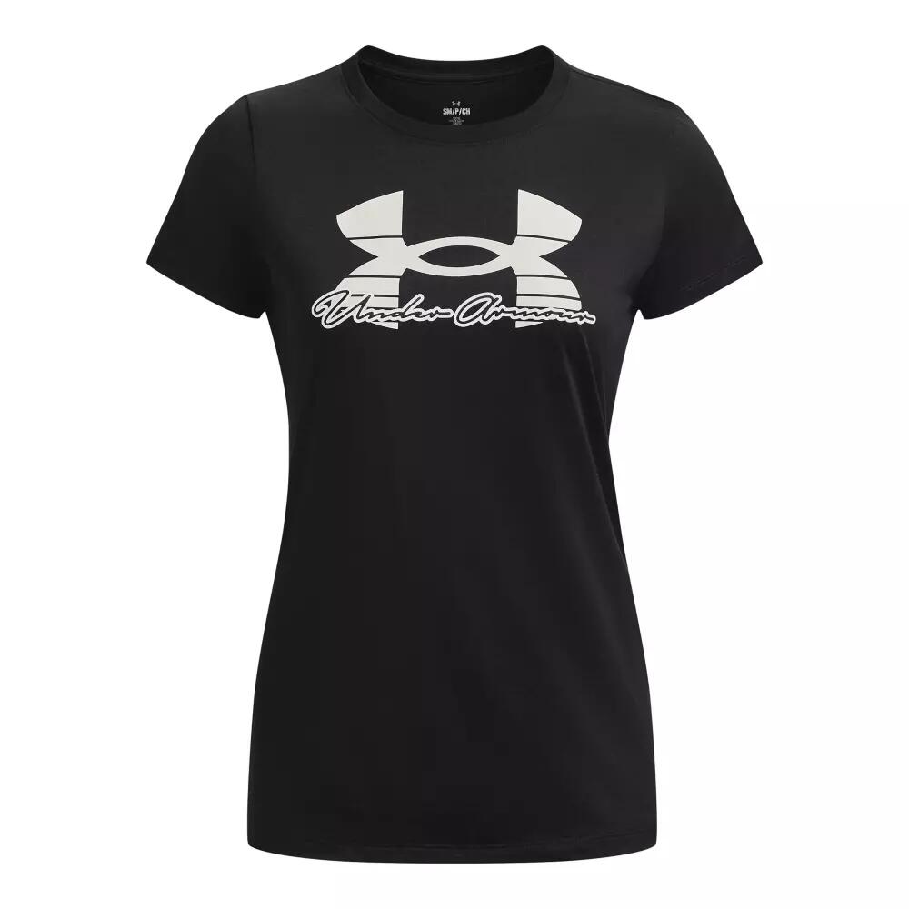 Koszulka damska Under Armour Tech Solid Script SSC 5/6