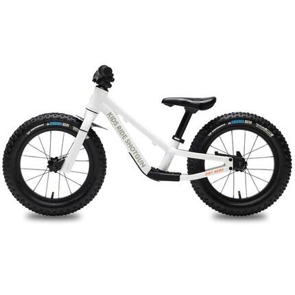 Kids Ride Shotgun Kinder Laufrad Dirt Hero, 14", Weiß