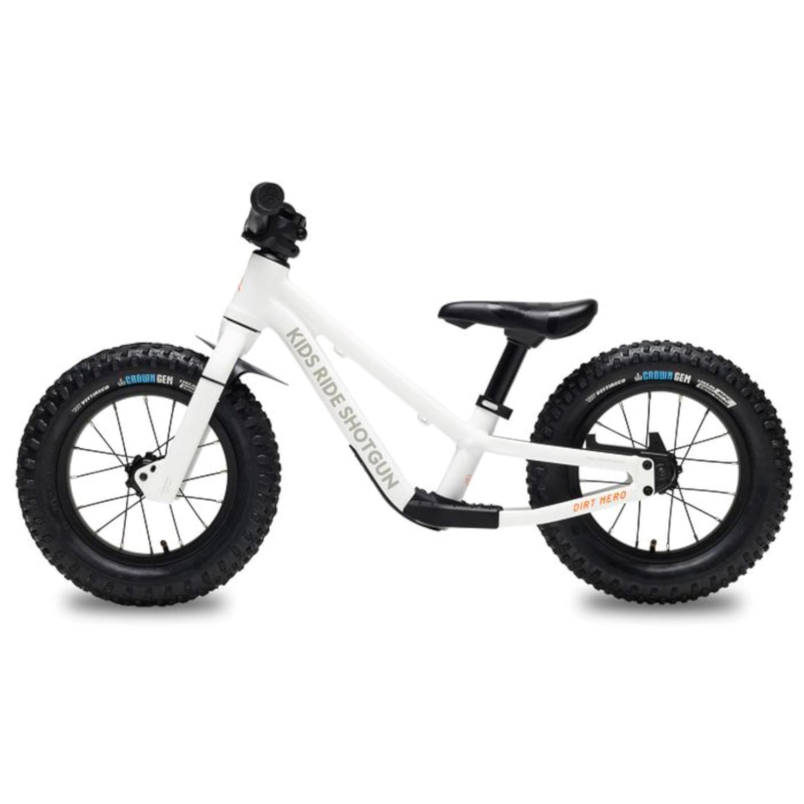 KIDS RIDE SHOTGUN Dirt Hero wiel 12 '' - wit