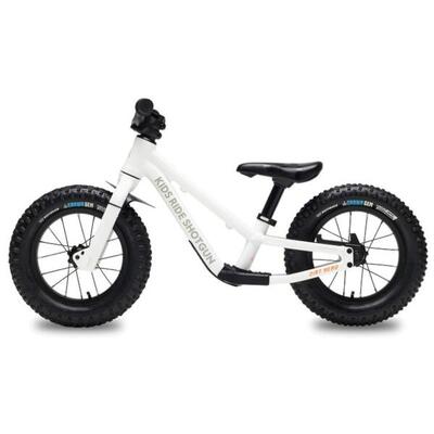 Kids Ride Shotgun Kinder Laufrad Dirt Hero, 12", Weiß