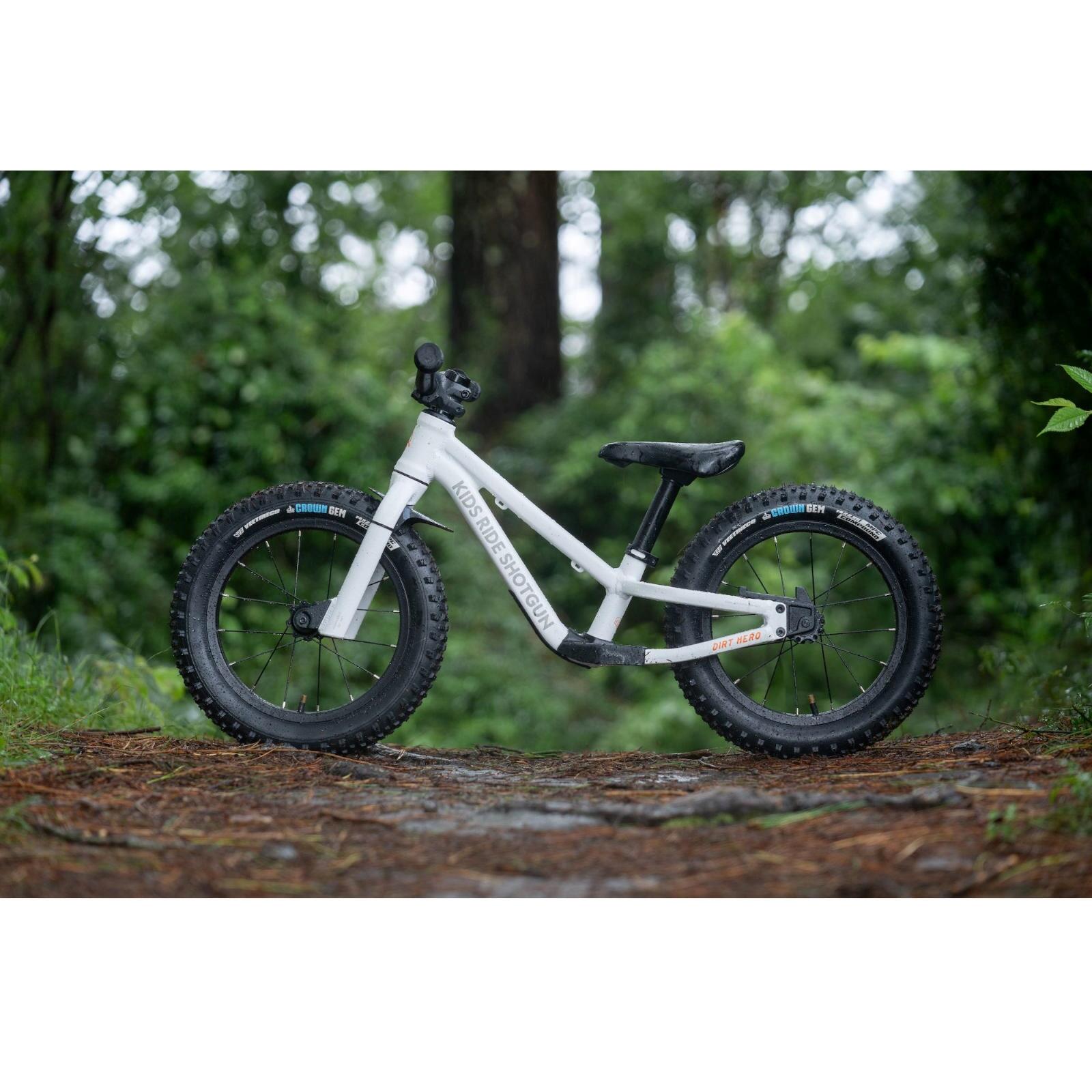 Kids Ride Shotgun Kinder Laufrad Dirt Hero, 14", Weiß 4/7