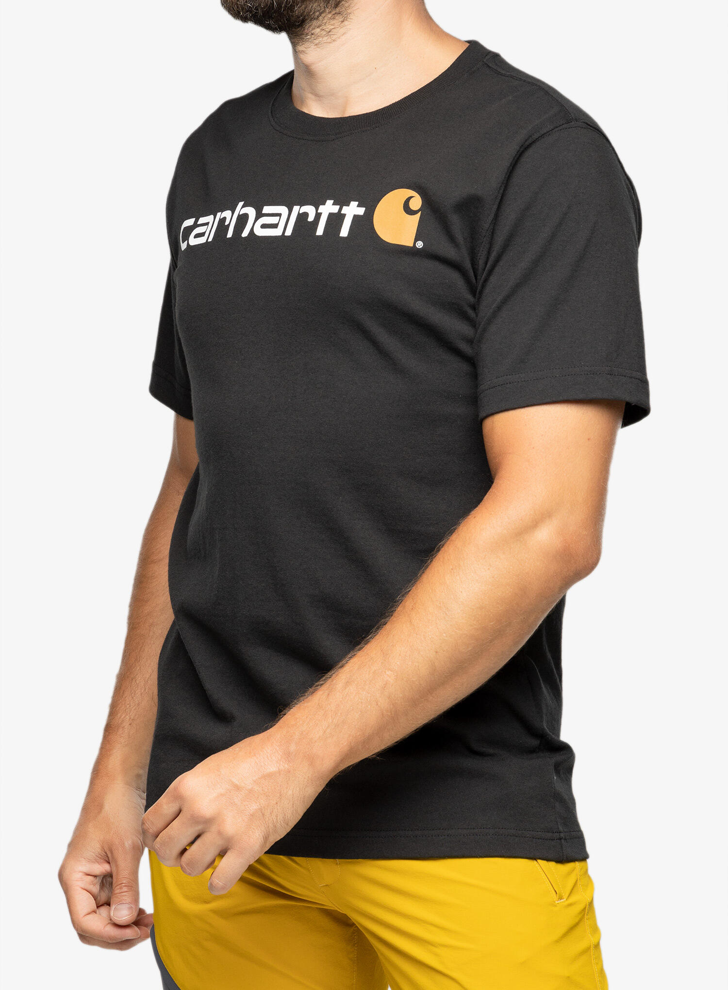 Koszulka bawełniana męska Carhartt Core Logo T-Shirt S/S 6/6