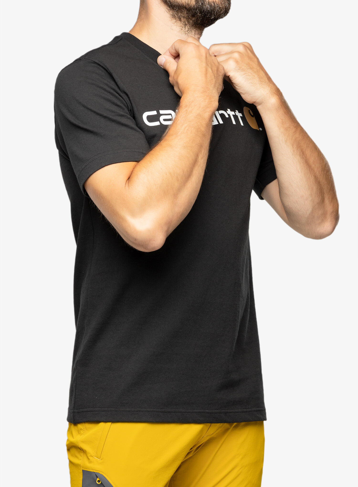 Koszulka bawełniana męska Carhartt Core Logo T-Shirt S/S 4/6