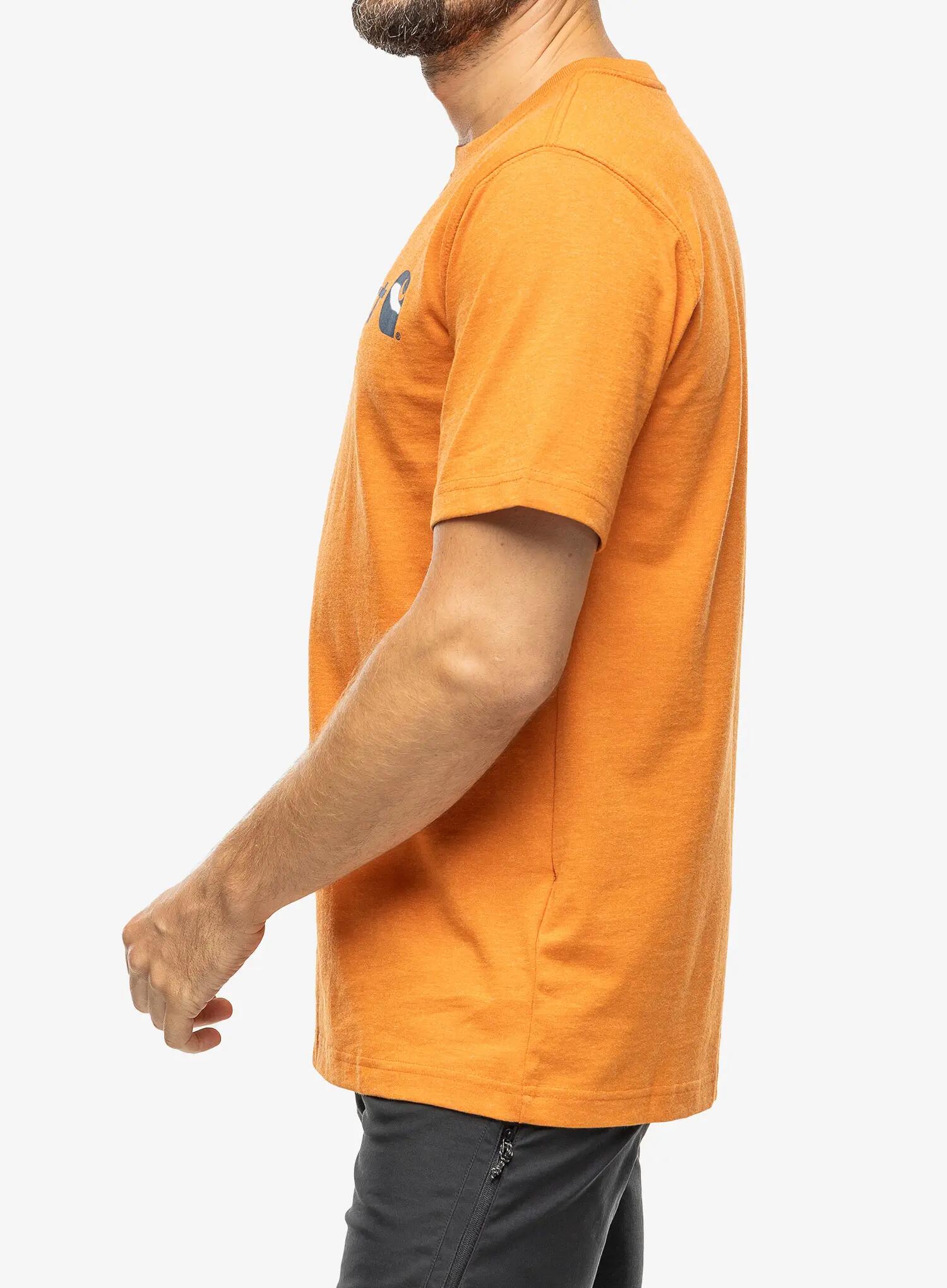 Koszulka męska Carhartt Core Logo T-Shirt S/S 3/5