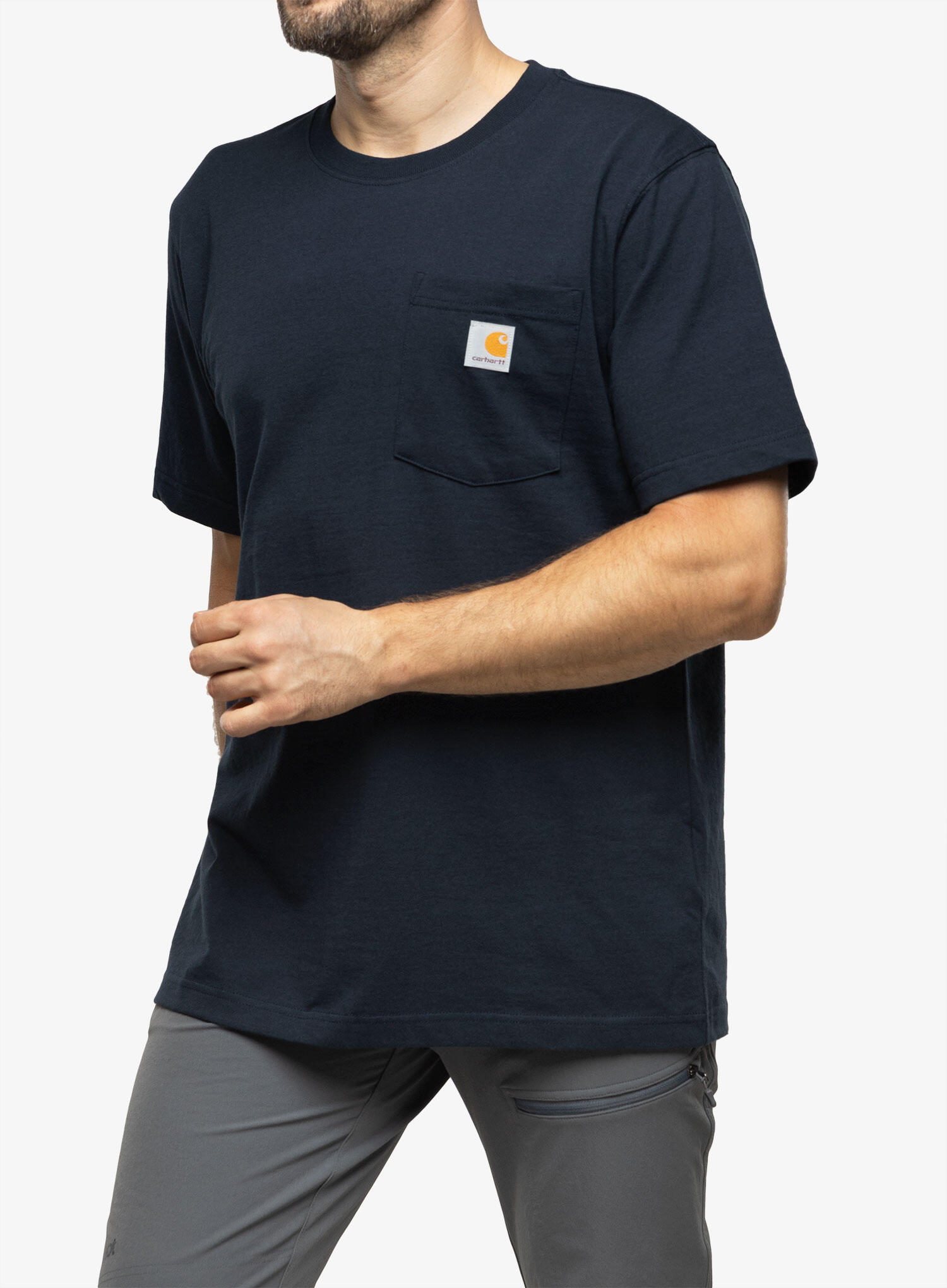 Koszulka sportowa męska T-shirt Carhartt Heavyweight Pocket K87 3/5