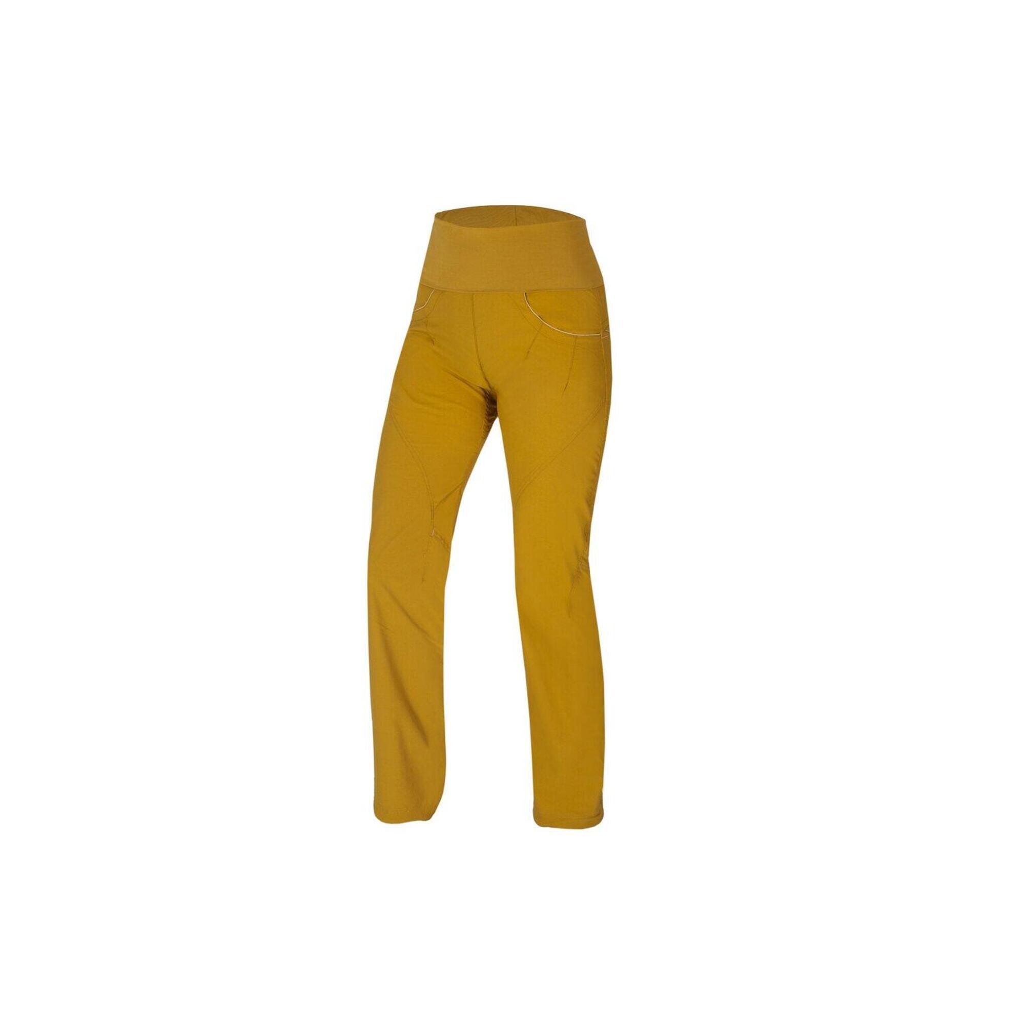 Ocun - Pantalon D’escalade Femme Ocún Noya Jaune Léger Nylon/élasthanne Elasticité - Surpantalon - Jaune|marron - Decathlon
