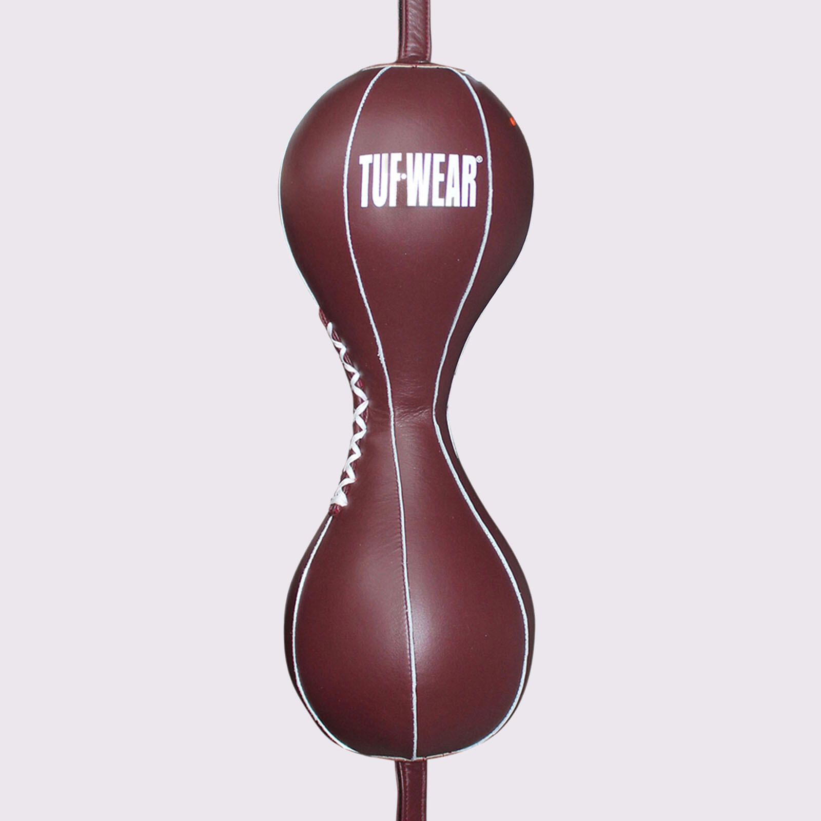 TUFWEAR Tuf Wear Oxblood Leather Peanut Double End Bag