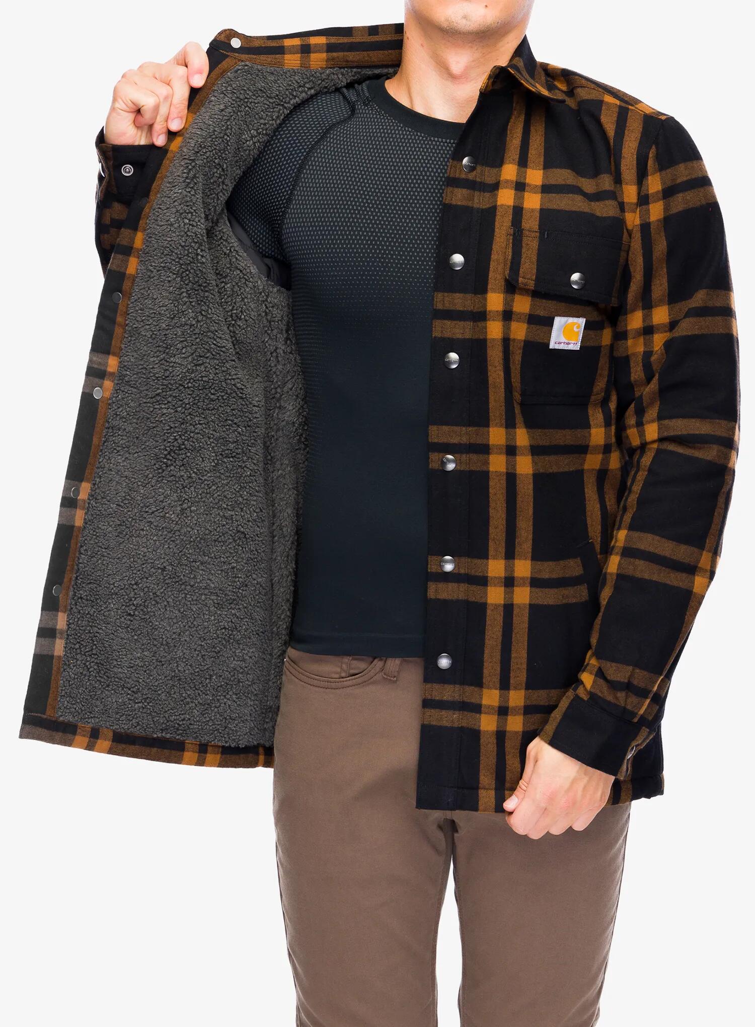 Koszula turystyczna męska Carhartt Roane Hooded Shirt Jac 6/7