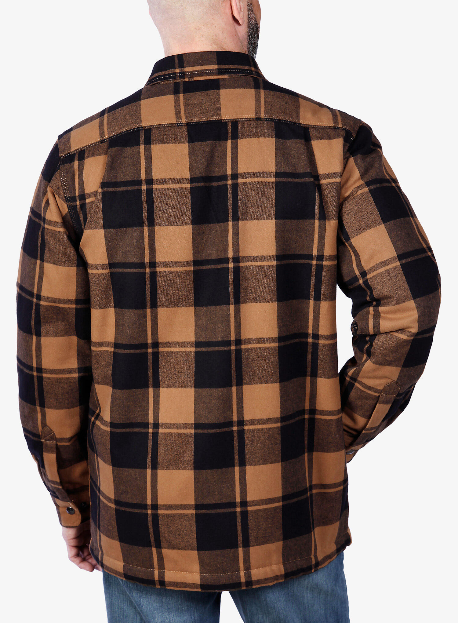 Koszula turystyczna męska Carhartt Flannel Sherpa-Lined Shirt Jac 2/3
