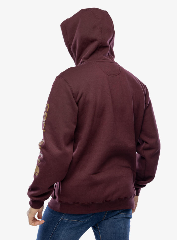 Bluza z kapturem męska Carhartt Sleeve Logo Hooded Sweatshirt