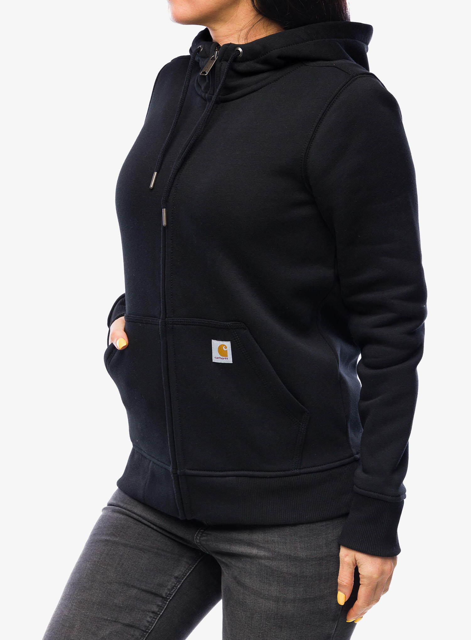 Bluza z kapturem damska Carhartt Clarksburg Zip Sweatshirt 3/7