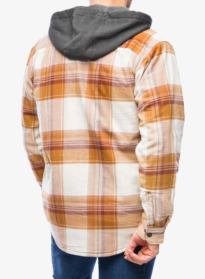 Koszula turystyczna męska Carhartt Flannel Sherpa-Lined Hooded Shirt Jac