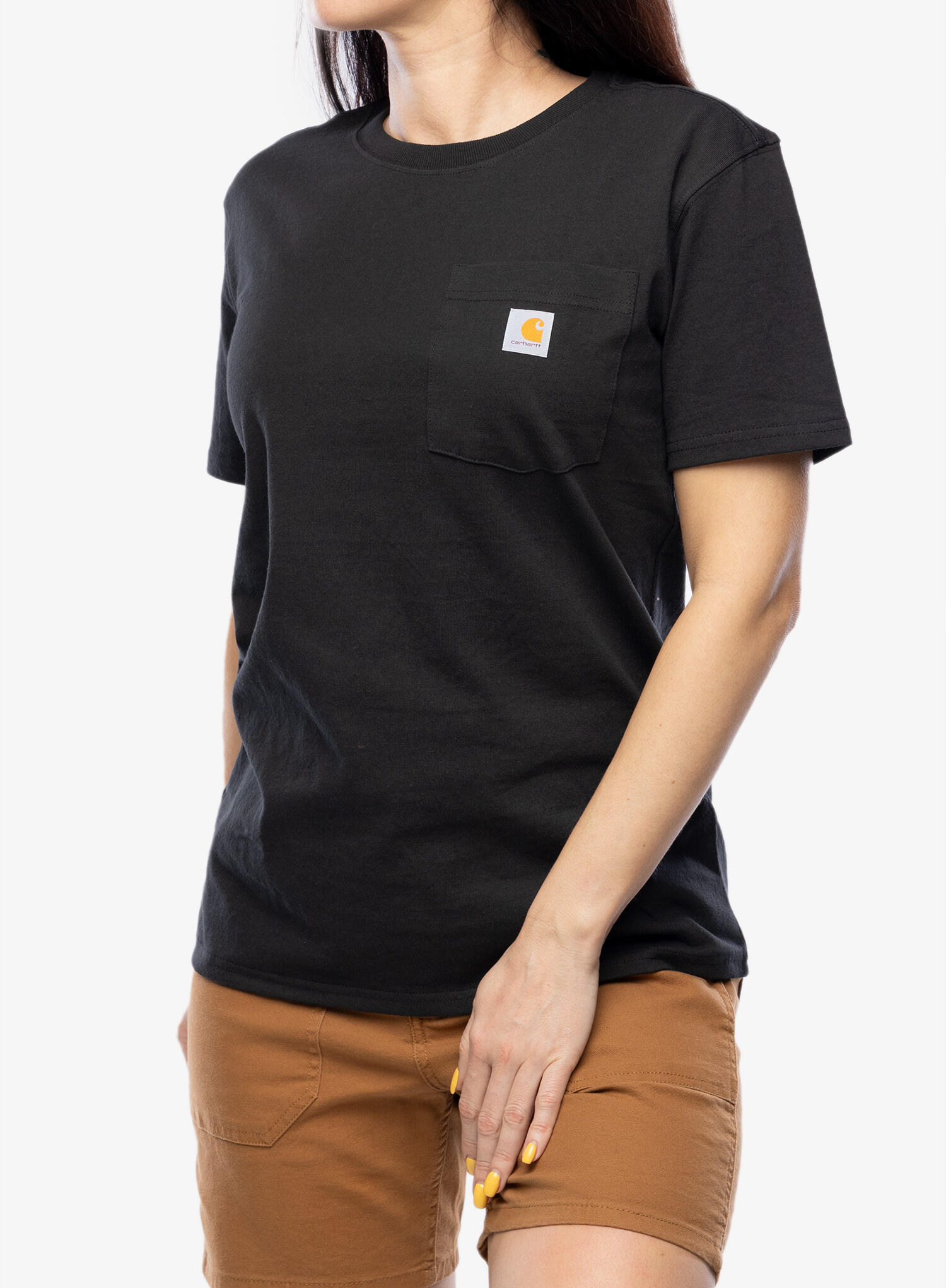 Koszulka bawełniana damska Carhartt Workwear Pocket S/S T-Shirt 5/7