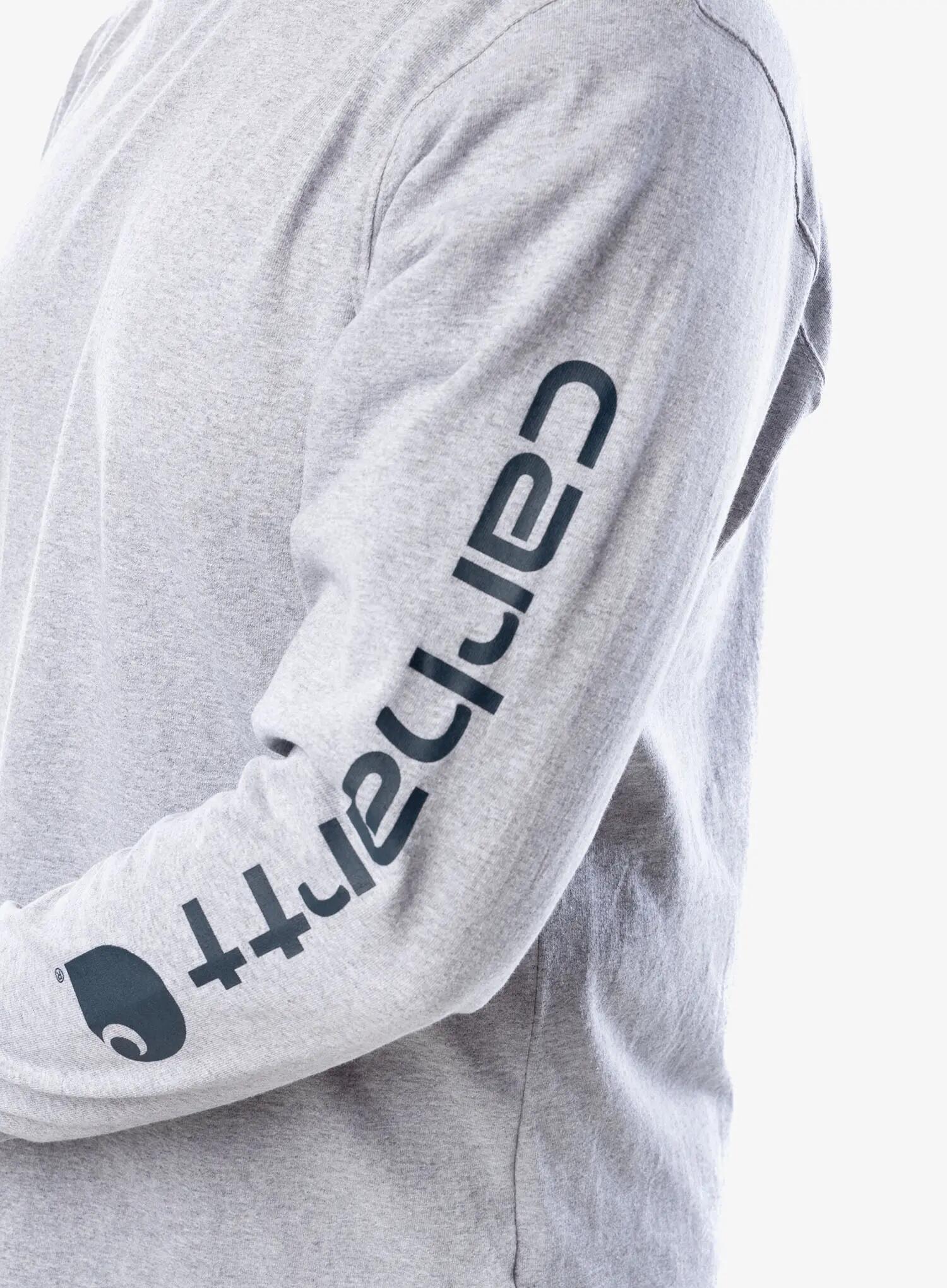 Koszulka z długim rękawem męska Carhartt Sleeve Logo T-Shirt L/S 6/7