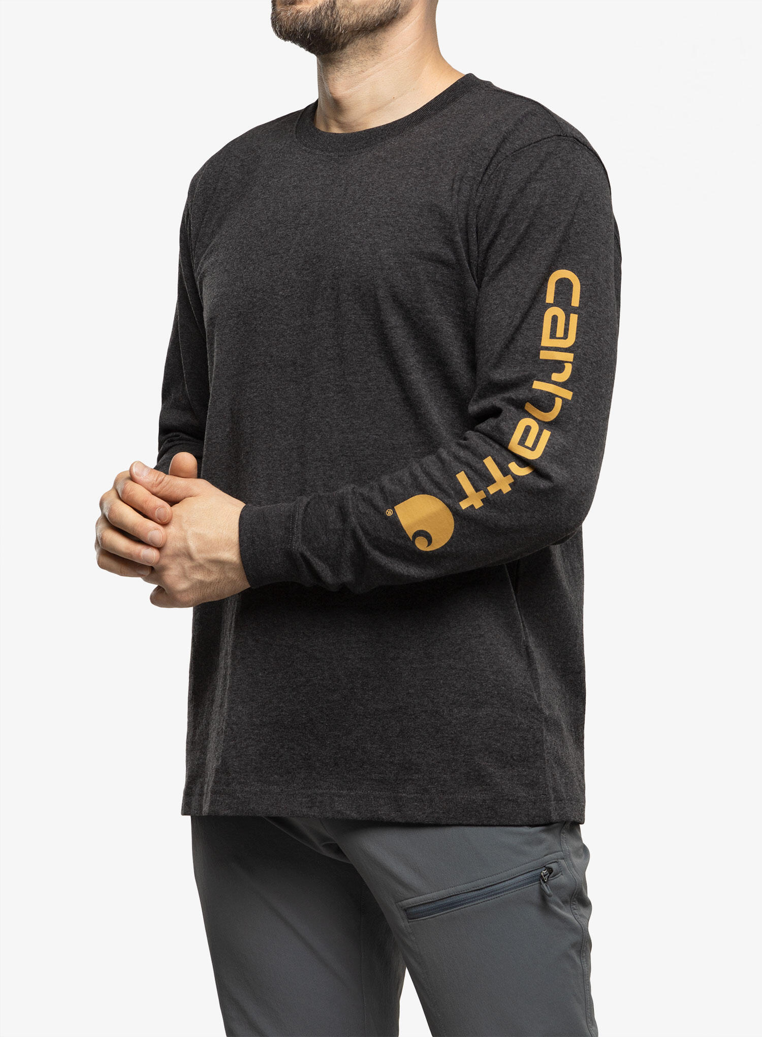 Koszulka z długim rękawem męska Carhartt Sleeve Logo T-Shirt L/S 3/5