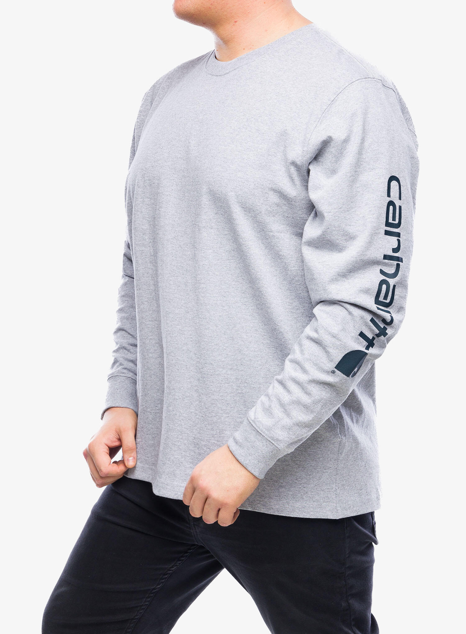 Koszulka z długim rękawem męska Carhartt Sleeve Logo T-Shirt L/S 3/7
