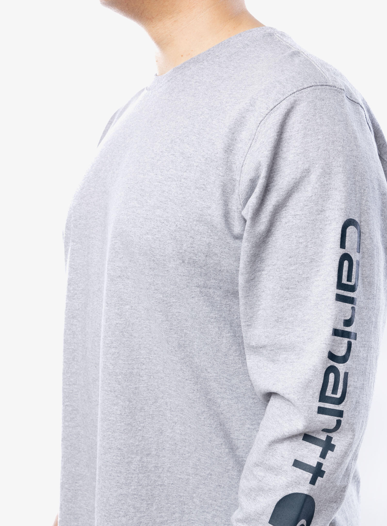 Koszulka z długim rękawem męska Carhartt Sleeve Logo T-Shirt L/S 5/7