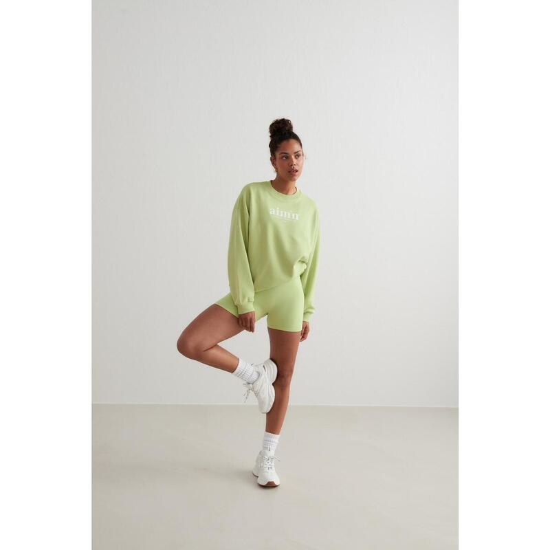 Femme Sweat-shirt French Terry Vert Clair