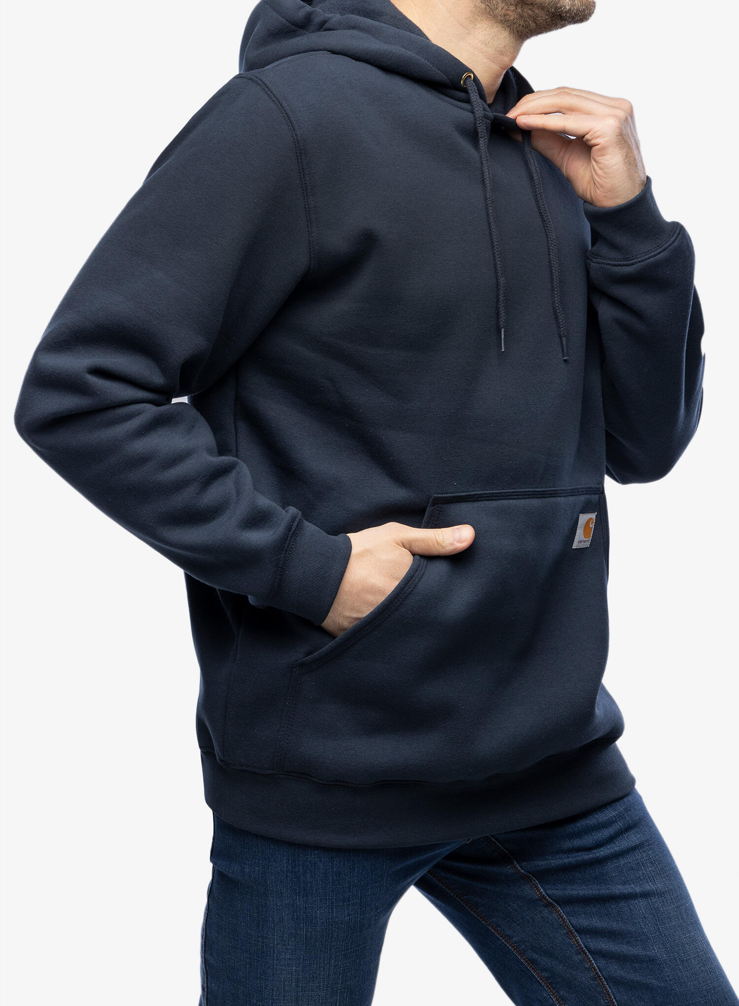 Bluza z kapturem męska Carhartt Sleeve Logo Hooded Sweatshirt 5/7