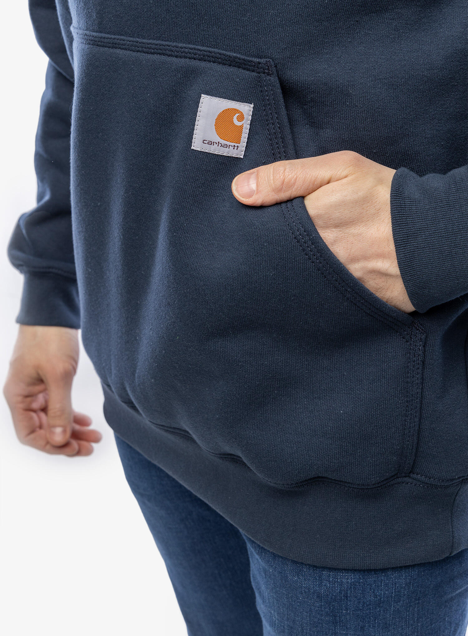 Bluza z kapturem męska Carhartt Sleeve Logo Hooded Sweatshirt 7/7