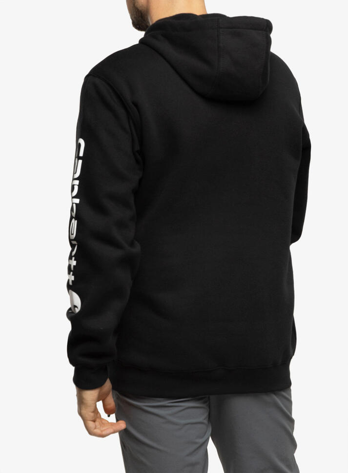Bluza z kapturem męska Carhartt Sleeve Logo Hooded Sweatshirt