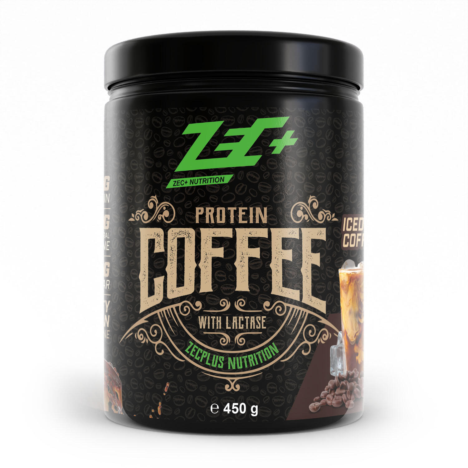 ZEC+ NUTRITION Zec+ Protein Coffee (450g) Iced Coffee - Alimenti funzionali