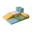 Kit de blocs en mousse Discoverer, beige turquoise