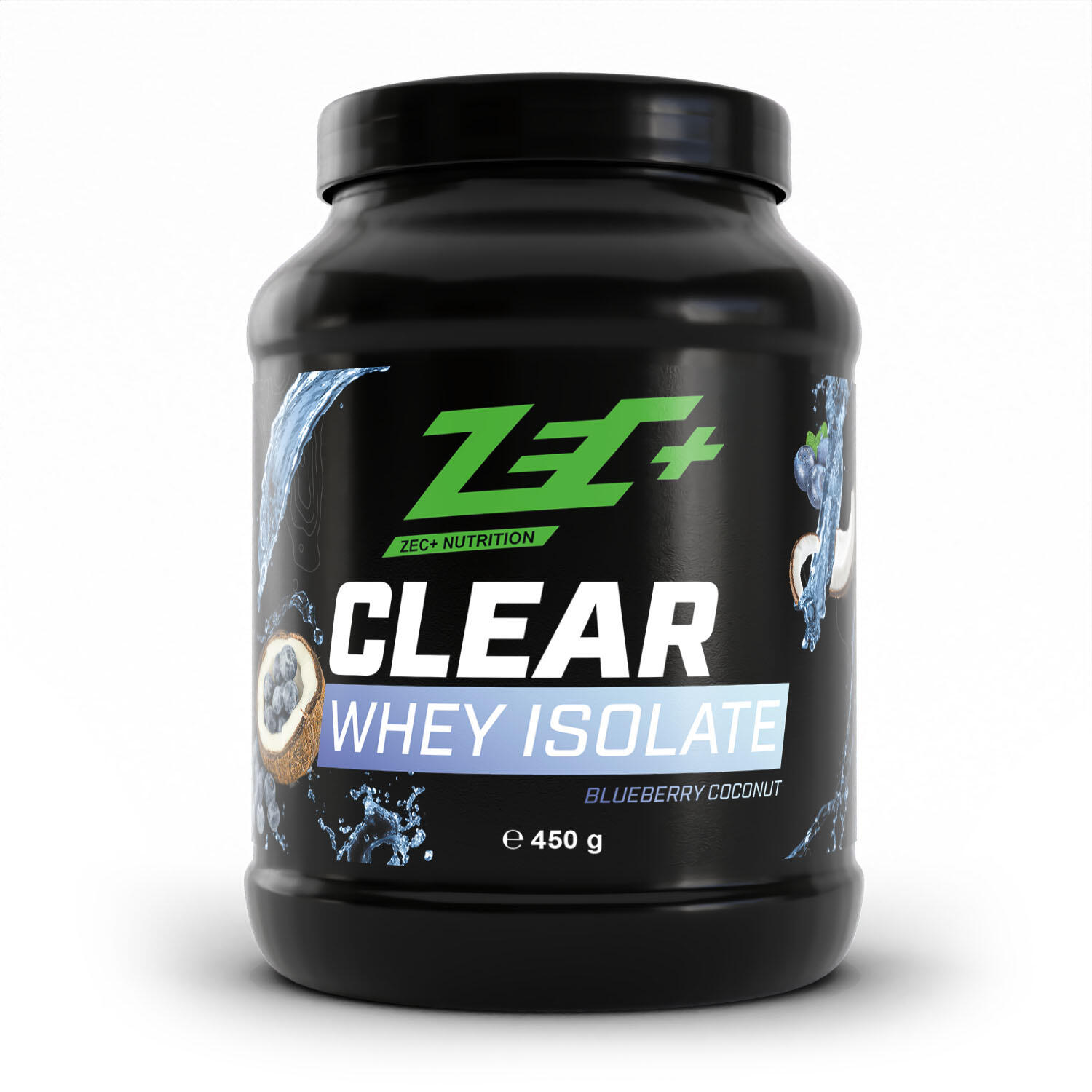 ZEC+ NUTRITION Zec+ Clear Whey Isolate (450g) Blueberry Coconut - Eiwitten - Helder eiwit