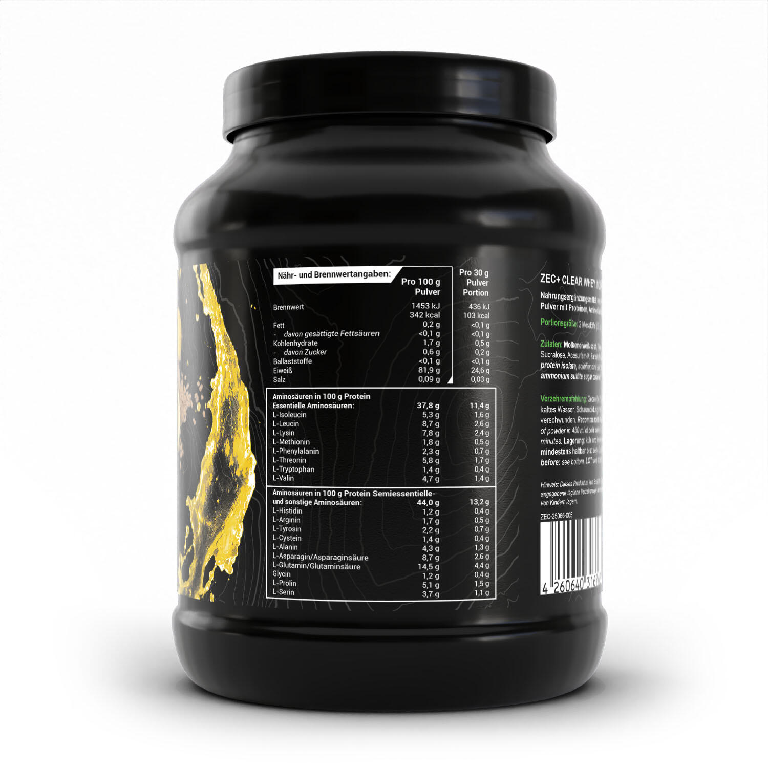 Zec+ Clear Whey Isolate (450g) Crumb Tea Lemon - Protéines - Protéines claires 2/3