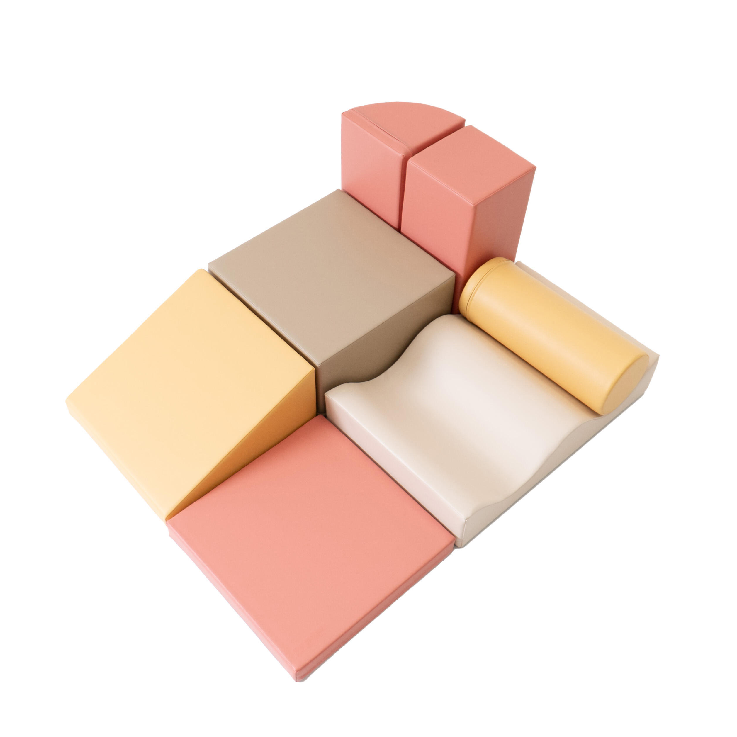 Softbausteine Spielset Discoverer, beige-rosa 3/5