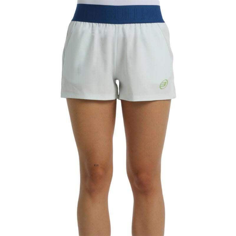 Bullpadel - Short Femme Bullpadel Berbi Glace Taille Élastique Large - T-shirt Manches Courtes - Bleu - Decathlon