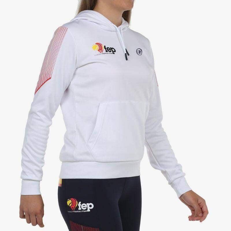 Sudadera Bullpadel FEP Evoca Blanco 3/5