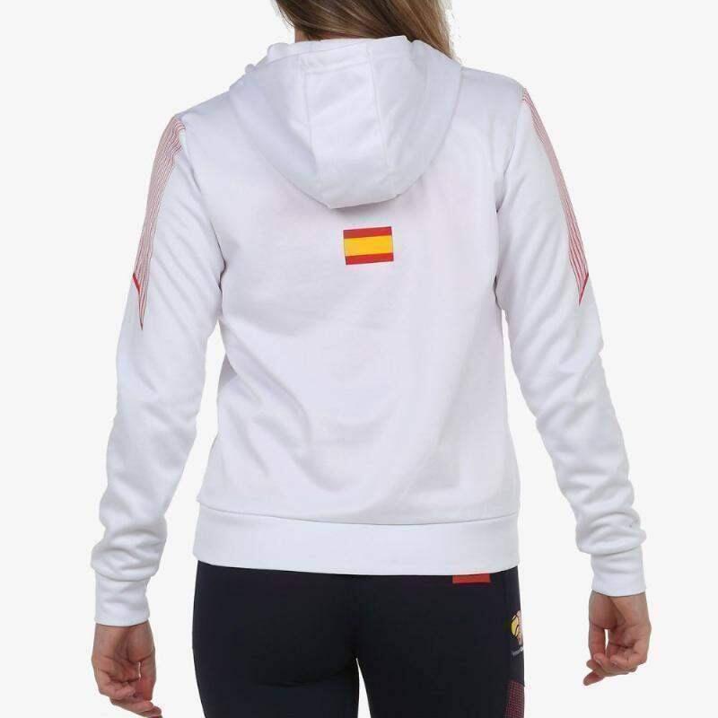Sudadera Bullpadel FEP Evoca Blanco 4/5